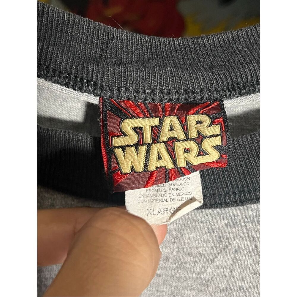 Vintage 90s Star Wars Episode 1 Ringer Tee - Picture 4 of 5